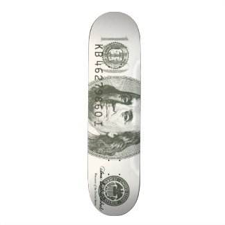 100 Dollar Bill Skateboard