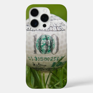 100 dollar Golfbal iPhone 16 Pro Hoesje