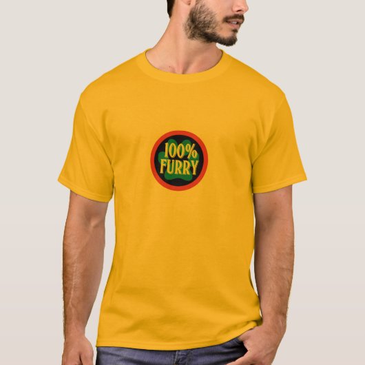 100% drijfmest t-shirt (Voorkant)