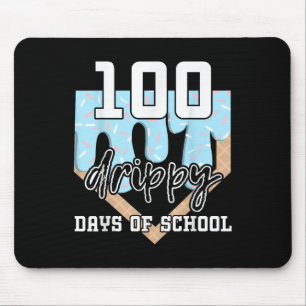 100 Drippy Days of School Baseball Ice Cream 100th Muismat