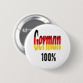 100% Duitse Button (Voorkant /achterkant)