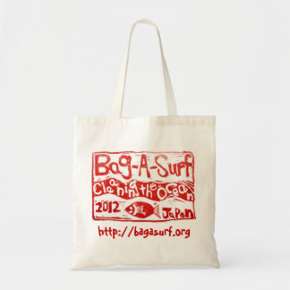 100% Duurzame katoenzak met Bag-A-Surf logo Tote Bag