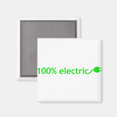 100% elektrisch voertuig magneet (Voorkant / Achterkant)