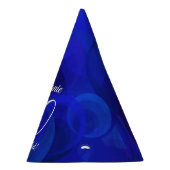100 en geweldige Elegant Royal Blue Birthday Feesthoedjes (Rechts)