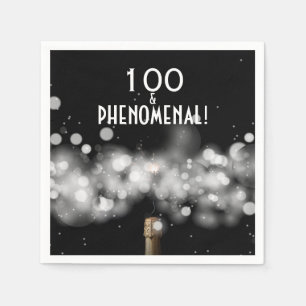 100 en Phenomenal Champagne Party Napkins Servet