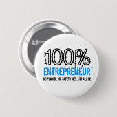 100% Entrepreneur™ Button (Voorkant /achterkant)