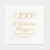 100 et fabuleuse fête du 100e anniversaire (Recto)