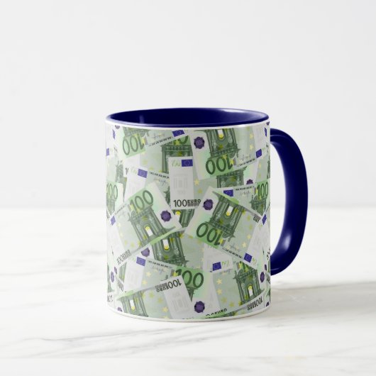 100 Euro Bonnets Mug (Devant droit)