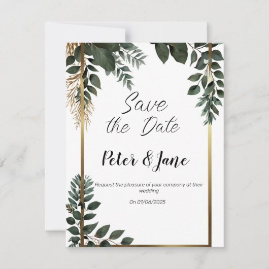 100+ Faire-part de mariage à conserver (Devant)