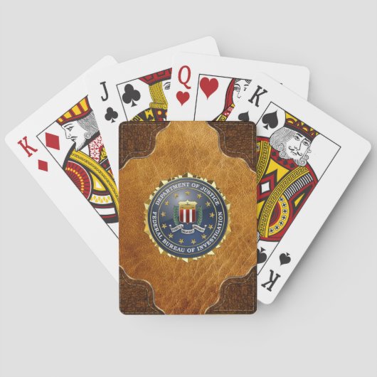 [100] FBI Special Edition Speelkaarten (Achterkant)