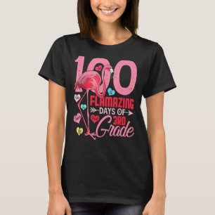 100 Flamazing Days van de derde graad Flamingo 100 T-shirt