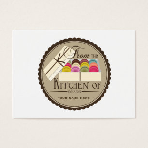 100 Franse Macarons set van 100 recipe-kaarten Visitekaartjes