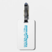 100 Friggin Miles Ultra Running Bagagelabel (Achterkant verticaal)