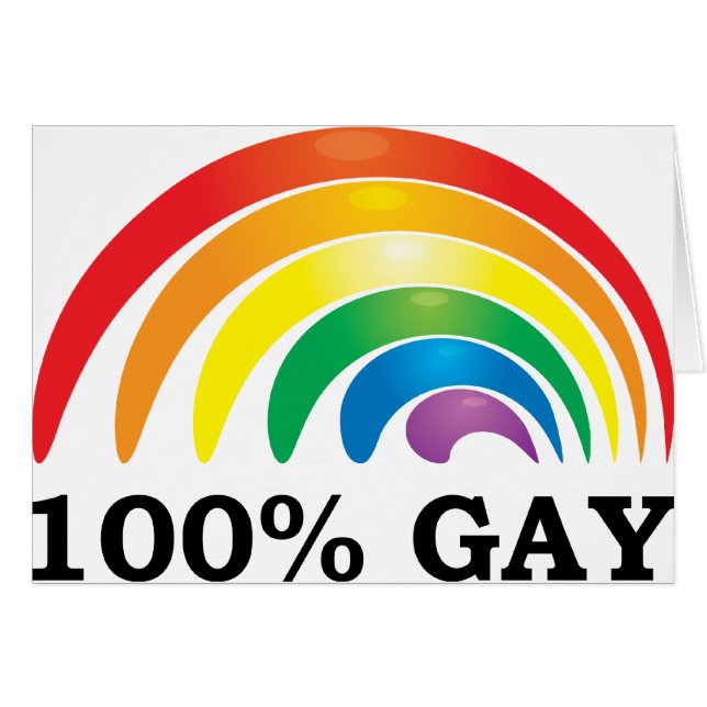 100% Gay (Voorkant Horizontaal)