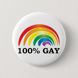 100% Gay Ronde Button 5,7 Cm