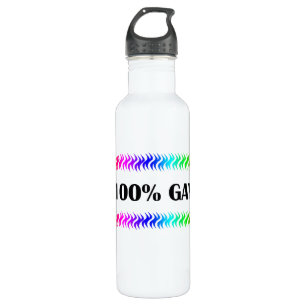 100% Gay Waterfles