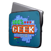 100% Geek Laptop Sleeve (Voorkant Links)