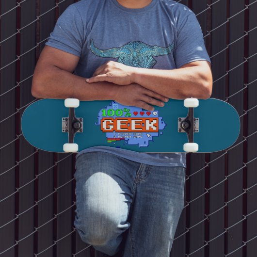 100% Geek Skateboard (Buiten 3)