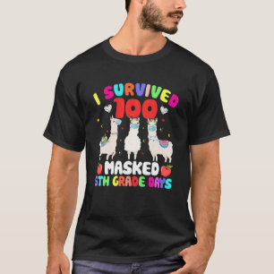 100 gemaskerde, 5 dagen gegradeerde dagen, 100 dag t-shirt