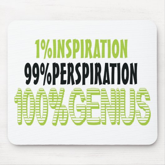 100% geniaal muismat (Voorkant)