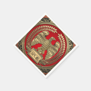 [100] Gold Roman Imperial Eagle Servet