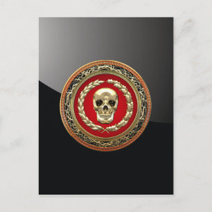 [100] Golden Skull Briefkaart