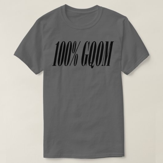 100 GQOM uvwx T-shirt (Design voorkant)