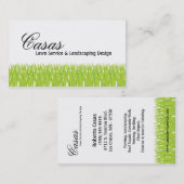 100 Grass Lawn Landscaping Mowing Visitekaartje (Voorkant / Achterkant)