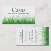 100 Grass Lawn Landscaping Mowing Visitekaartje (Voorkant / Achterkant)