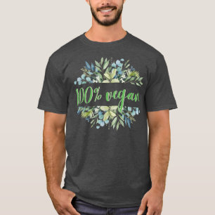 100 Groenten en fruit van de Vegan Salad Veganism T-shirt