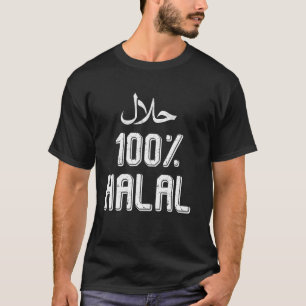 100 Halal Arabisch Moslim Trouwe Levensstijl Islam T-shirt