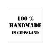 100% HANDGEMAAKT IN GIPPSLAND - Custom Made Stamp Rubberstempel (Afrduk)