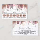 100 Herinneringsherinnering Kaarten Makeup Hologra Visitekaartje (Voorkant / Achterkant)