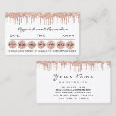 100 Herinneringsherinnering Kaarten Makeup Lash Lu Visitekaartje (Voorkant / Achterkant)