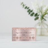 100 Herinneringsherinnering Kaarten Makeup Lashes Visitekaartje (Staand voorkant)