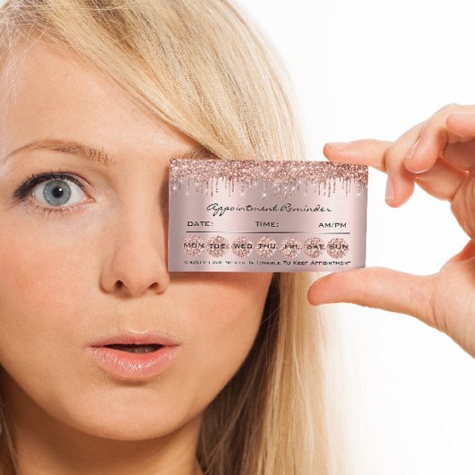 100 Herinneringsherinnering Kaarten Makeup Lashes Visitekaartje