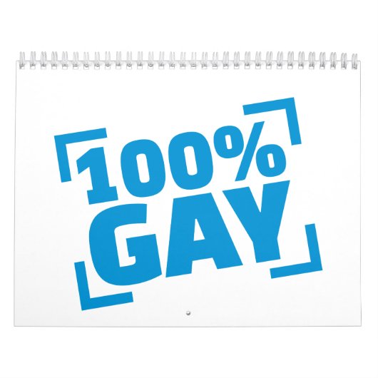 100% homo kalender (Hoes)