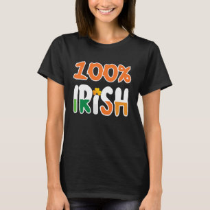 100 Ierse 100 % Ierse St. Patrick' Day T-shirt