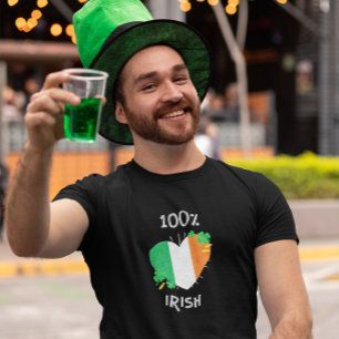 100% Ierse St. Patrick's Day T-shirt
