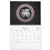 [100] IJslandse draak, Landvætir [Silver] Kalender (Feb 2026)