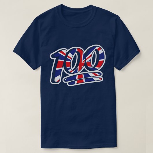 100 in Londen T-shirt (Design voorkant)
