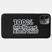 100% intelligent zwart kind Case-Mate iPhone case (Achterkant (horizontaal))