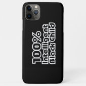 100% intelligent zwart kind Case-Mate iPhone case (Achterkant)