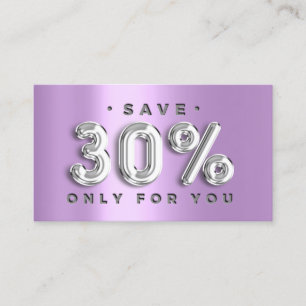 100 INVOEGSEL QRCODE 30%OFF aangepaste lavender Lo Visitekaartje