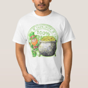 100% Irish Leprechaun's Gold ~ T-Shirt