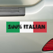 100% Italia sticker (Op auto)