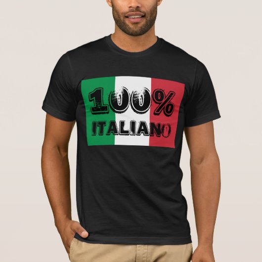 100% Italiaans Shirt (Voorkant)