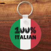 100% Italiaanse Sleutelhanger (Voorkant)