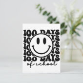 100 items voor 100 dagen school bedankkaart (Staand voorkant)