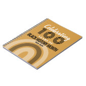 100 Jaar Black History Month Vieren Notitieboek (Linkerzijde)